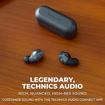 Panasonic Technics True Wireless Earbuds, EAH-AZ40M2, Black