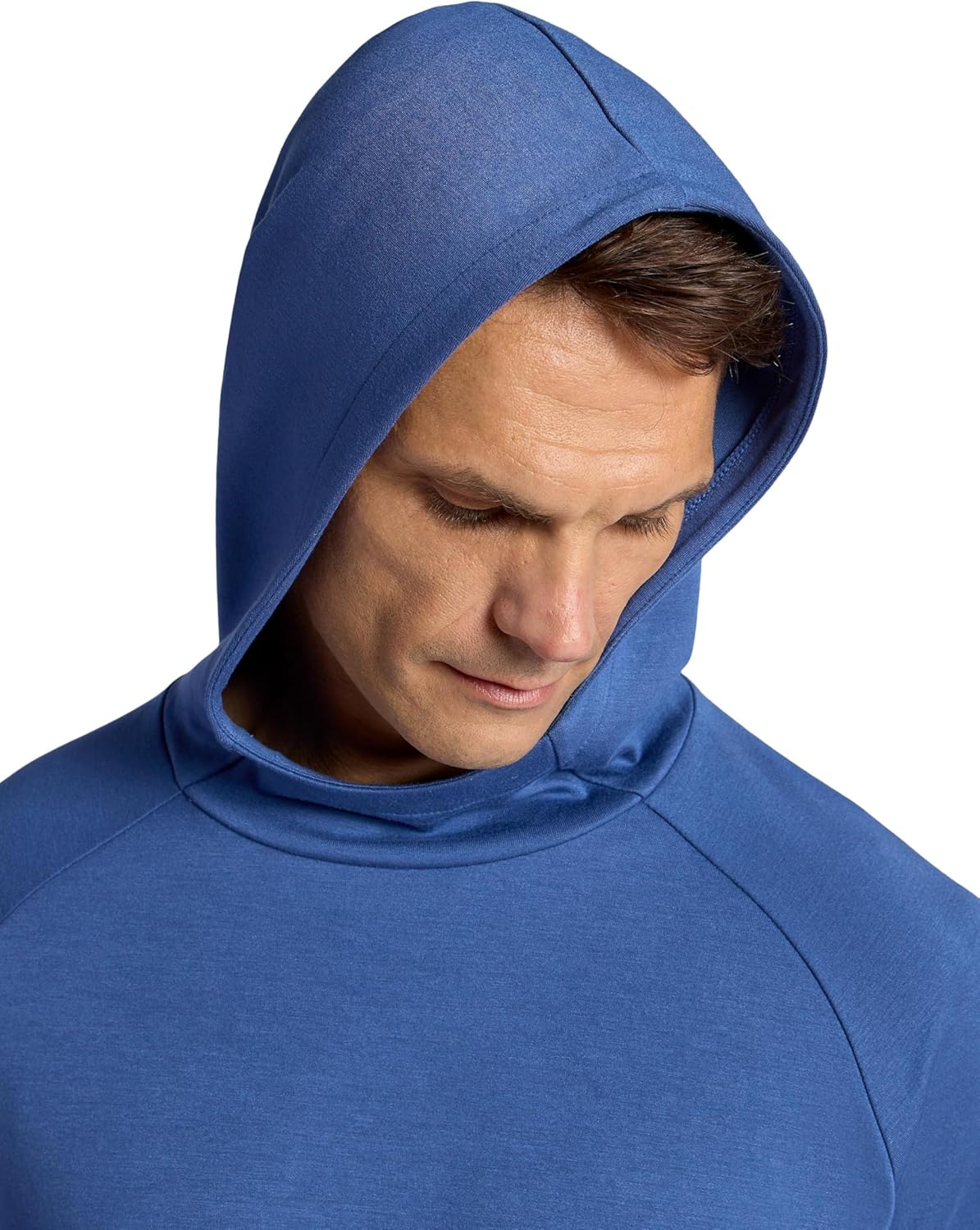 Gaiam Men's Flow State Long Sleeve Cowl Neck Hoodie, Standard Fit, Stretch Midweight Material - Image 4