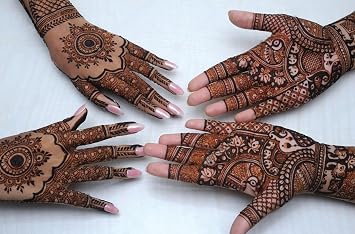 Galaxy Brown Natural Organic Chemical Free Mehndi Henna Cones for Hand Design on Festivals & Special Occasions Tattoo Cones (Pack of 12)