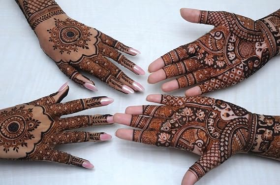 Galaxy Brown Natural Organic Chemical Free Mehndi Henna Cones for Hand Design on Festivals & Special Occasions Tattoo Cones (Pack of 12)