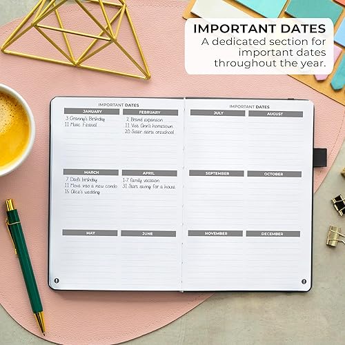 Miniatura 6 de Clever Fox - Libreta de direcciones con pestañas alfabéticas - Libro de teléfono y direcciones de cuero PU para mantener los contactos seguros,
