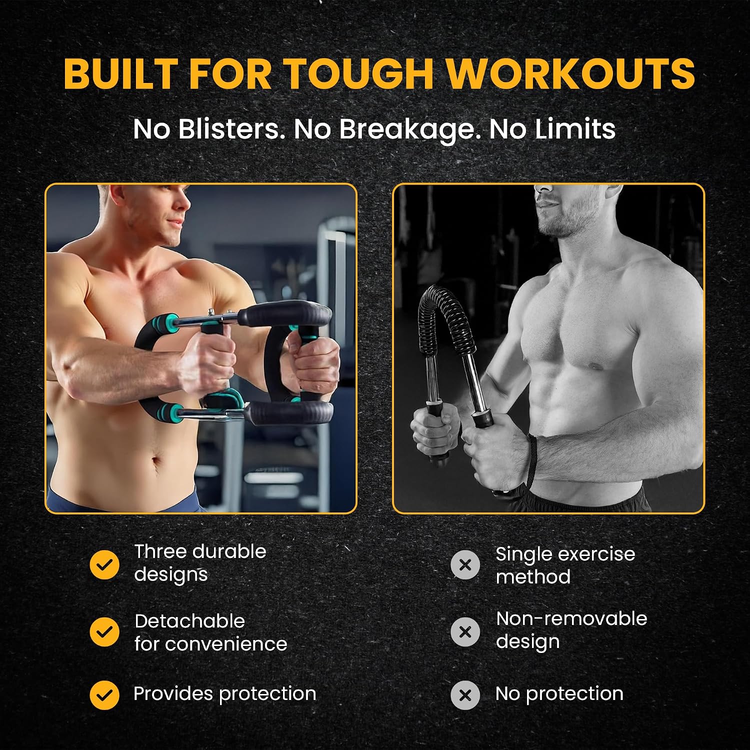 Twister Arm Trainer for Men & Women – Adjustable Forearm & Hand Grip Strengthener – Upper Body Workout Equipment with Travel Bag