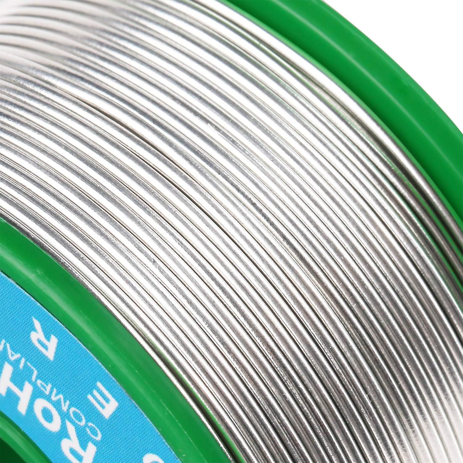 SainSmart 100g 1mm Lead Free Solder Wire with Rosin2 Sn97 Cu0.7 Ag0.3, Tin Wire Solder for Electrical Soldering (1mm, 100g /0.22lbs)