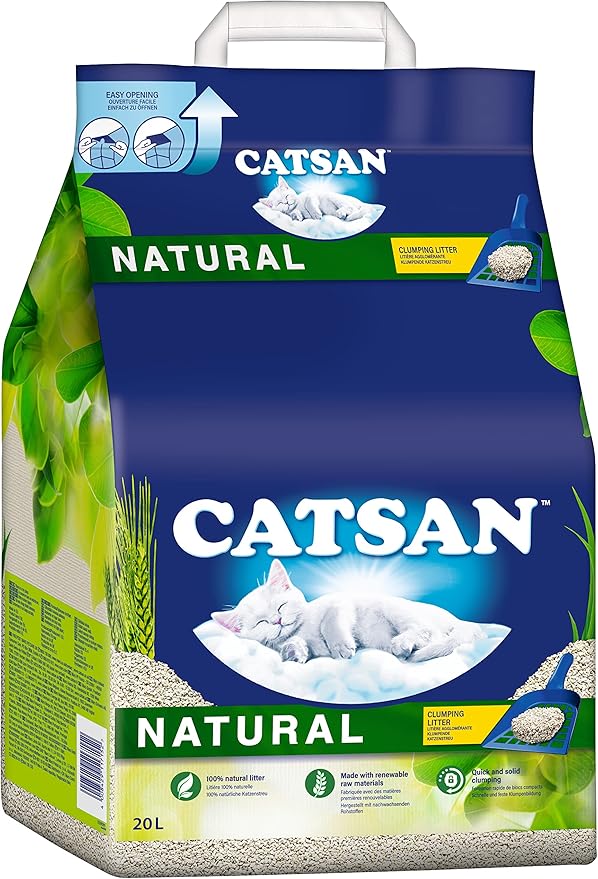 Catsan Natural Clumping Cat Litter, 20L Pet Supplies