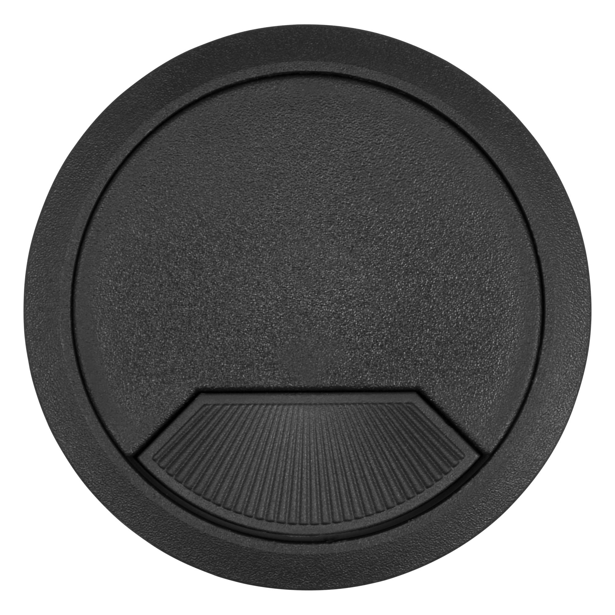 Trend Desk Work Top Cable Tidy Inserts Black 80mm