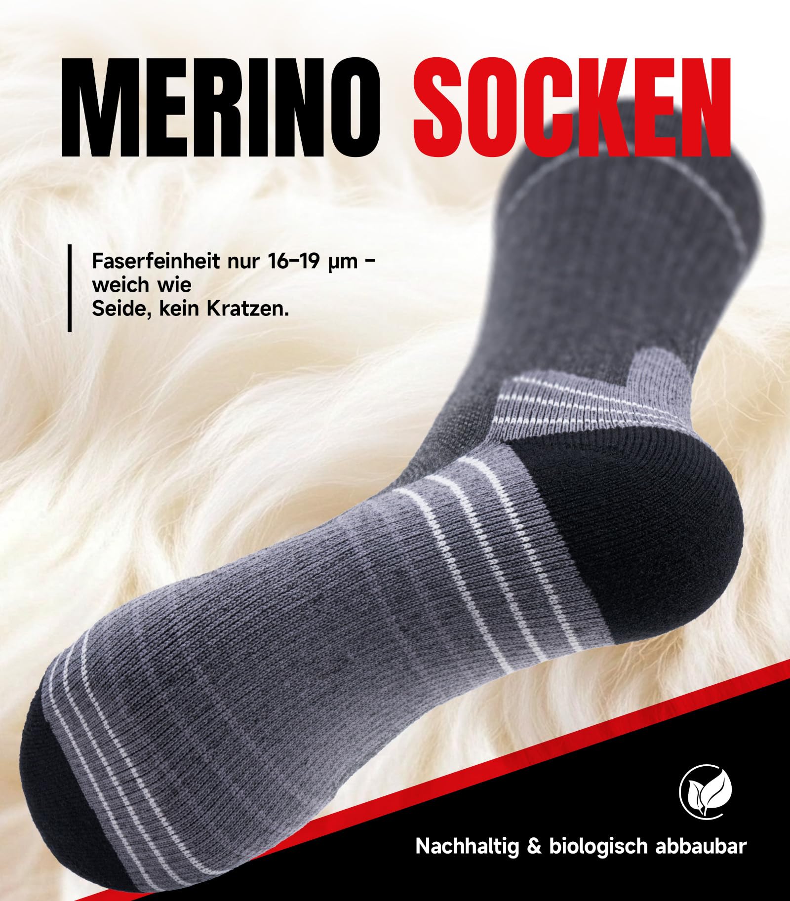 PULIOU Calze di Lana Merino Uomo Donna - 3 Paia Calze Termiche Invernali Super Morbide, Ideali per Sci, Neve e Regalo Elegante