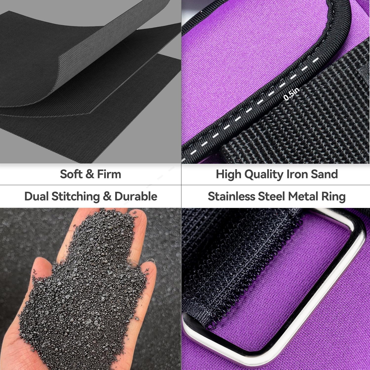 Sportneer Pesos ajustables para tobillos: pesas ajustables mejoradas para las piernas, pesas para gimnasio, fitness, entrenamiento, 0,5 – 2,3 kg por tobillo, 0,9 – 4,5 kg por par