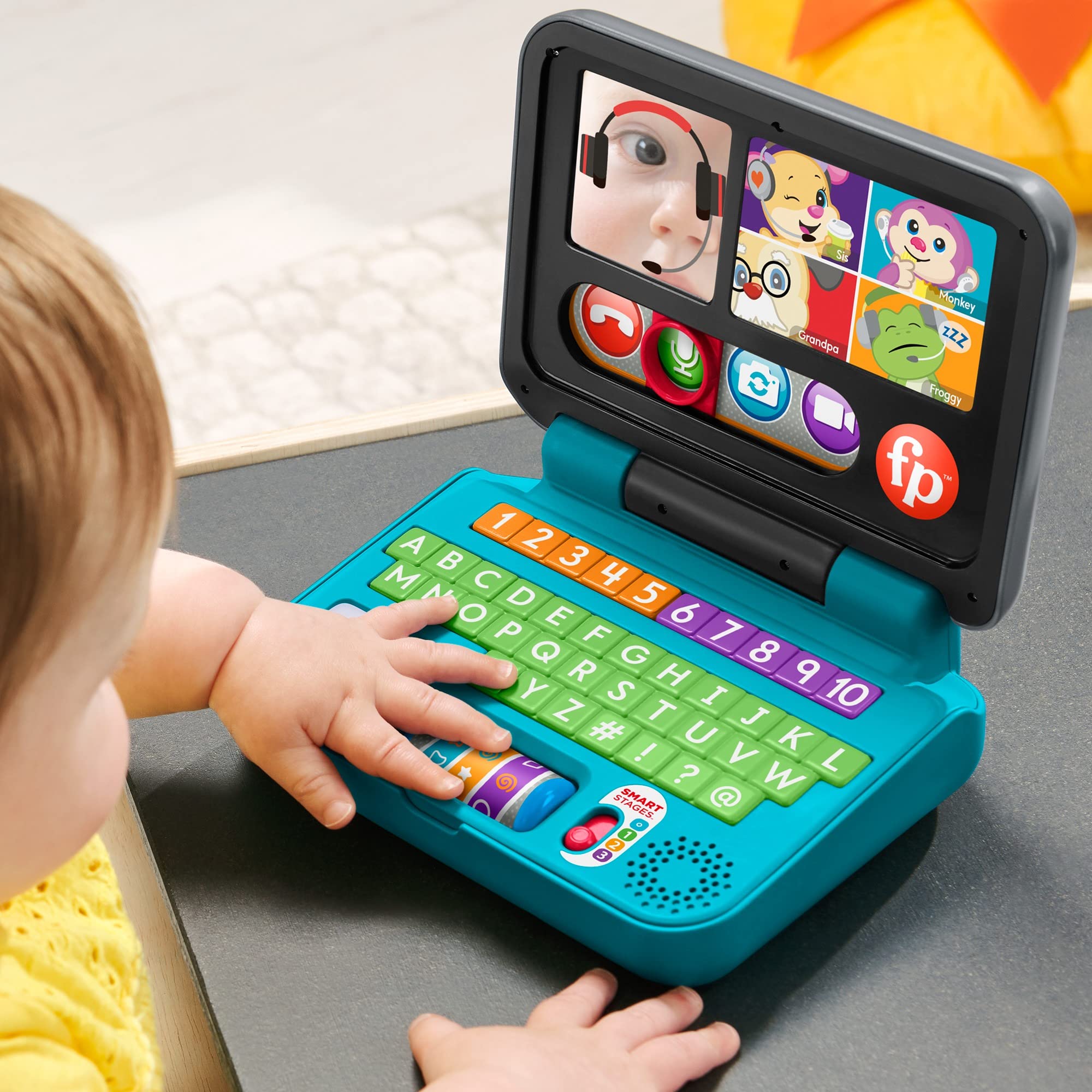 Fisher-Price Let's Connect Laptop, Version: French, HGW99, Multicolor, Französisch - Image 2