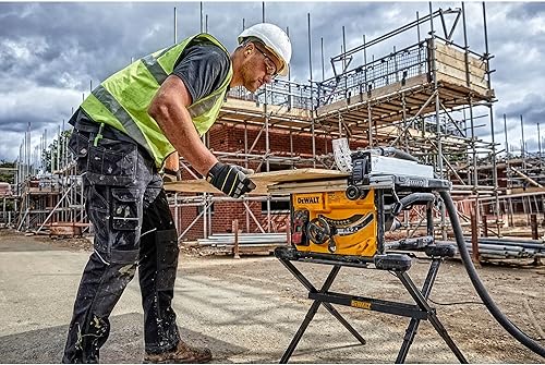 Miniatura 9 de DEWALT Sierra de mesa portátil compacta de 15 amperios, 8-1/4 pulgadas para lugar de trabajo (DWE7485)