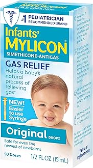 Mylicon Gas Relief Drops for Infants and Babies, Original Formula, 0.5 Fluid Ounce