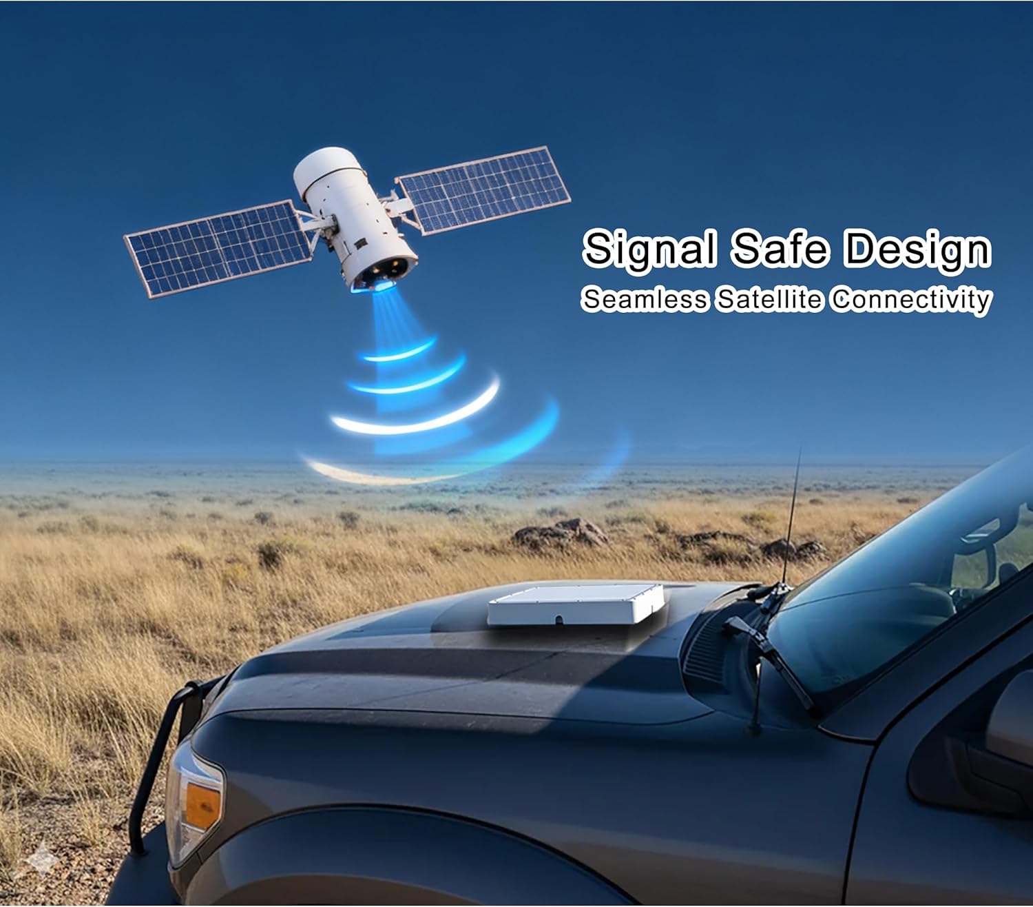 Starlink Mini Protective Case Mount Kit-Fully Enclosed Universal Quick-Release System for Cars and Boats,Graded Steel, Weather-Resistant,360° Protection Design Bk