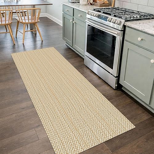 Miniatura 115 de IOHOUZE Alfombra lavable de 3 x 8 pies con parte trasera de goma antideslizante para pasillo ancho para pasillo de entrada, alfombra de cocina