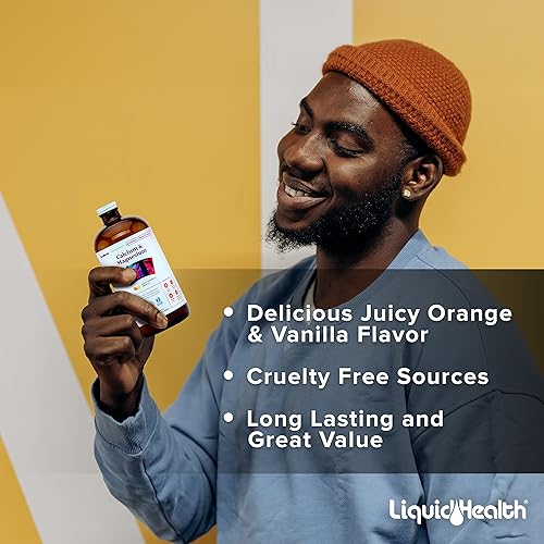 Miniatura 2 de LIQUIDHEALTH Calcio con magnesio apoyo articular + atención de los niños, calma y enfoque paquete de suplemento de apoyo de memoria para niños