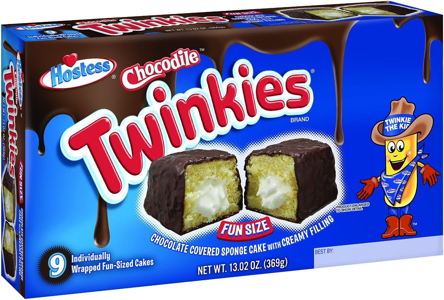 Hostess Chocodile Twinkies, 13.02 oz, 9 count Box