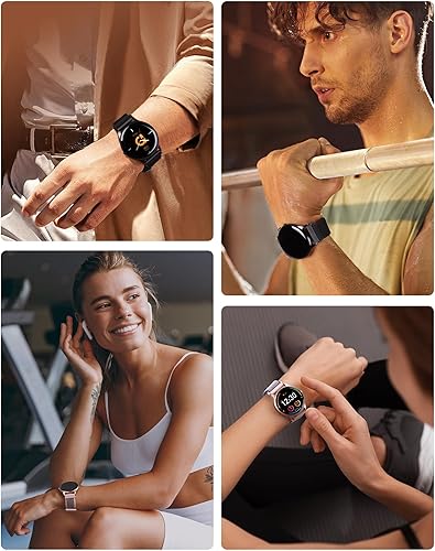 Miniatura 7 de Parsonver Correas de reloj de 0.866 in compatibles con Samsung Galaxy Watch 3 Band 1.772 inGalaxy Watch 1.811 inGear S3 FrontierClassic Band, LW11,