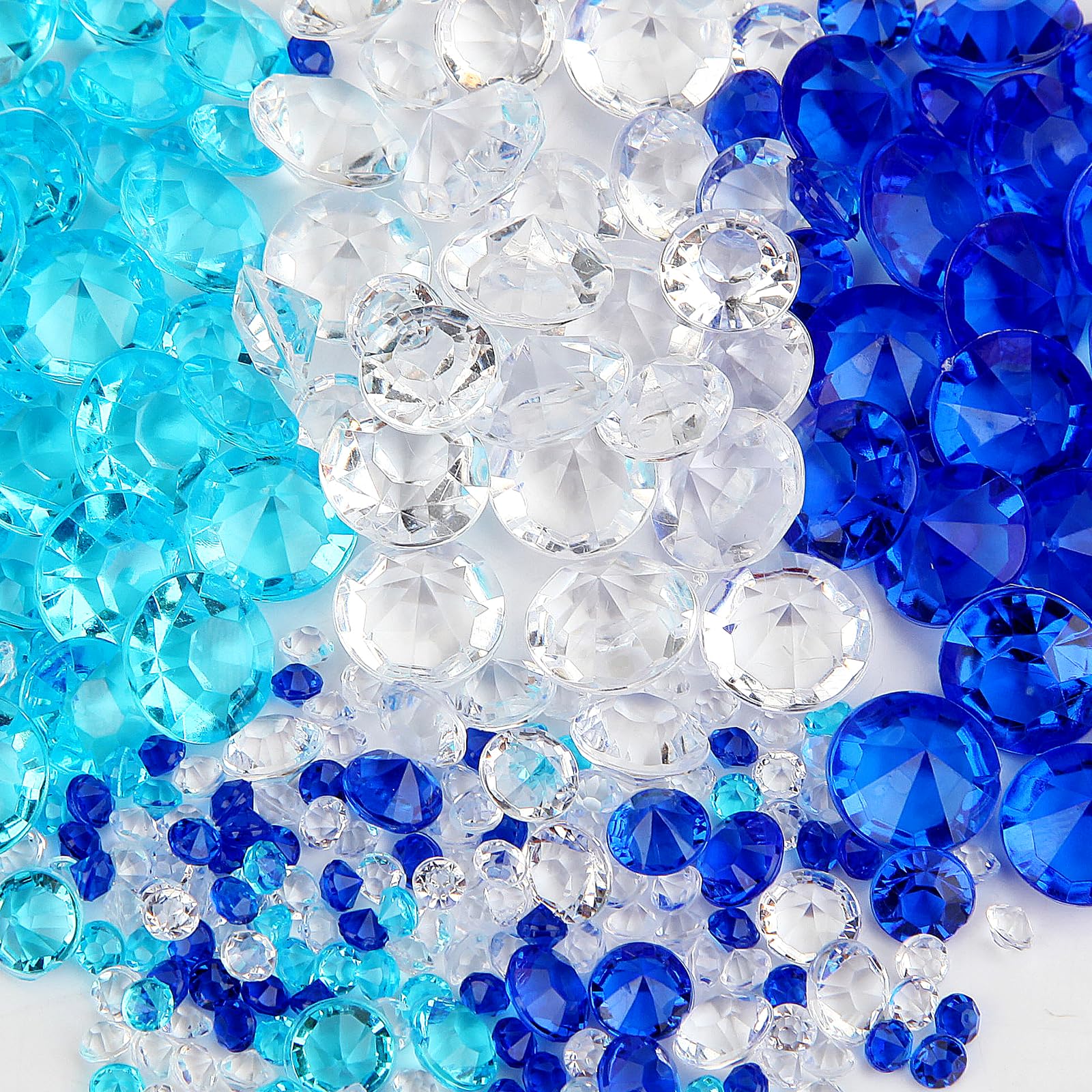 400 Pierres Acryliques Scintillantes Prebarfun - Diamants Faux Pour Décoration Vase Et Artisanat