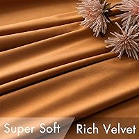 Vista 158 de MIULEE Cortinas de terciopelo de 63 pulgadas de largo, 2 paneles de cortinas opacas de lujo para dormitorio, sala de estar, cortinas de ventana