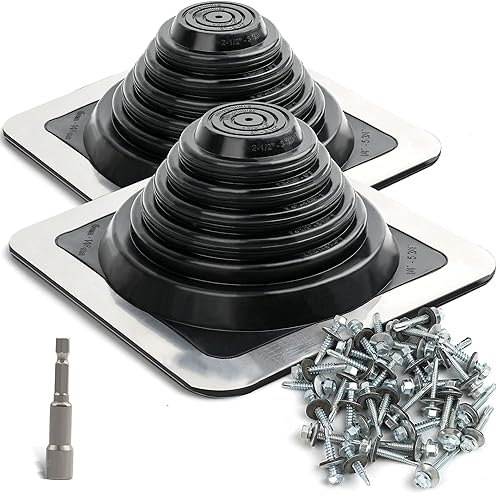 #3 High Temp Silicone Metal Roof Pipe Flashing Boot -