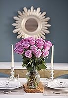 Vista 80 de KaBloom Prime Next Day Delivery - Colección para el Día de la Madre - Ramo de 12 rosas 12 rosas blancas. Regalo para cumpleaños, recuperarse