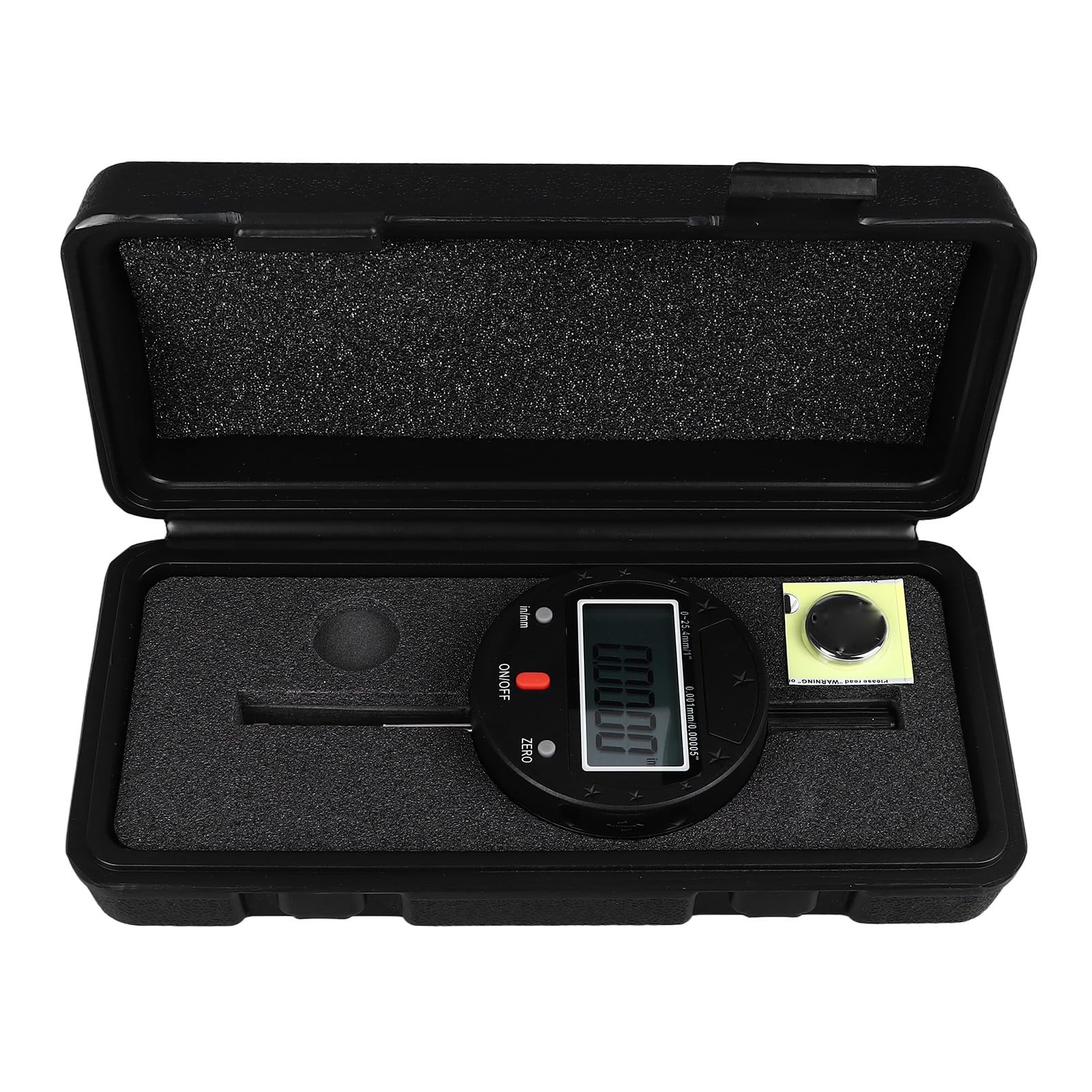 Dial digital Indir 3V 0 rango de 25,4 mm, dial electrónico Indir con resolución de 0,001 mm, sonda IP54 Indir para