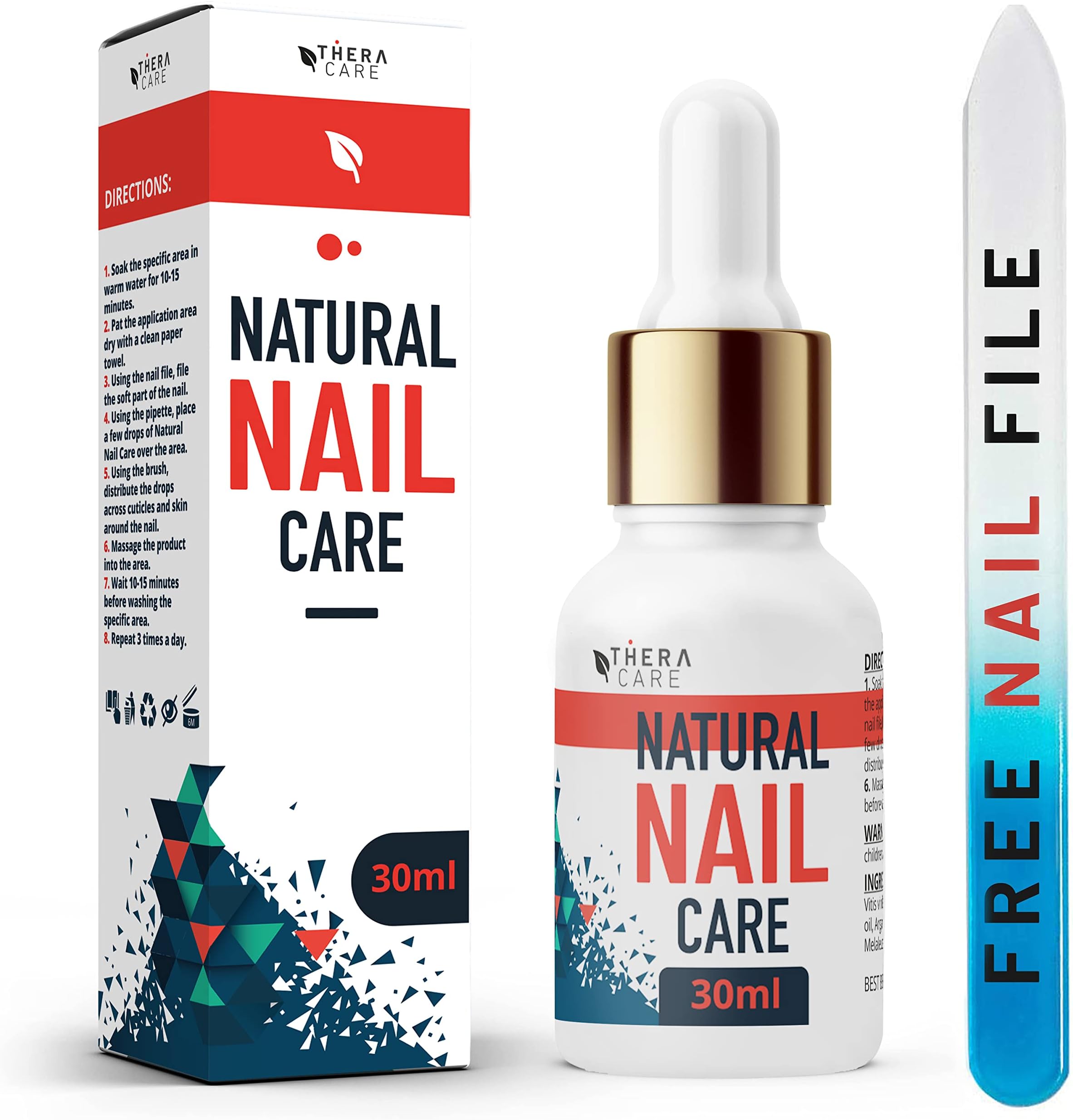 Anti Fungal Nail Treatment for Toenails Extra Strong - Nail Fungus Treatment for Toenail, Toe Nail Fungal Treatment, Tea Tree Oil & Vitamin E, 30ml