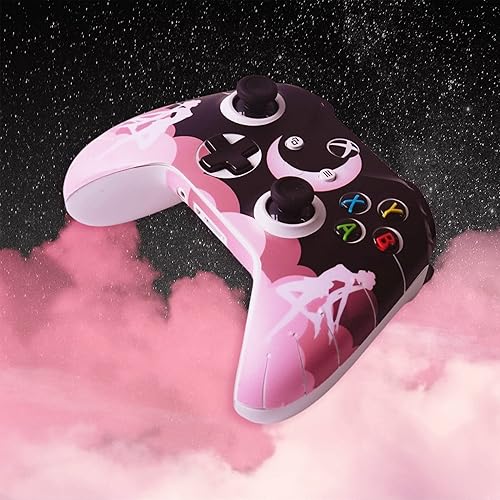 Miniatura 3 de BelugaDesign Moon Skin - Calcomanías de vinilo de anime Sailor para niñas y mujeres, compatibles con Xbox Core Official Controller Series XS