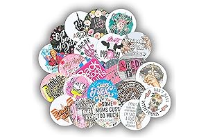 Inappropriate Mom Freshie Cardstock Cutout Rounds 3” inch | 12 pk Mixed...