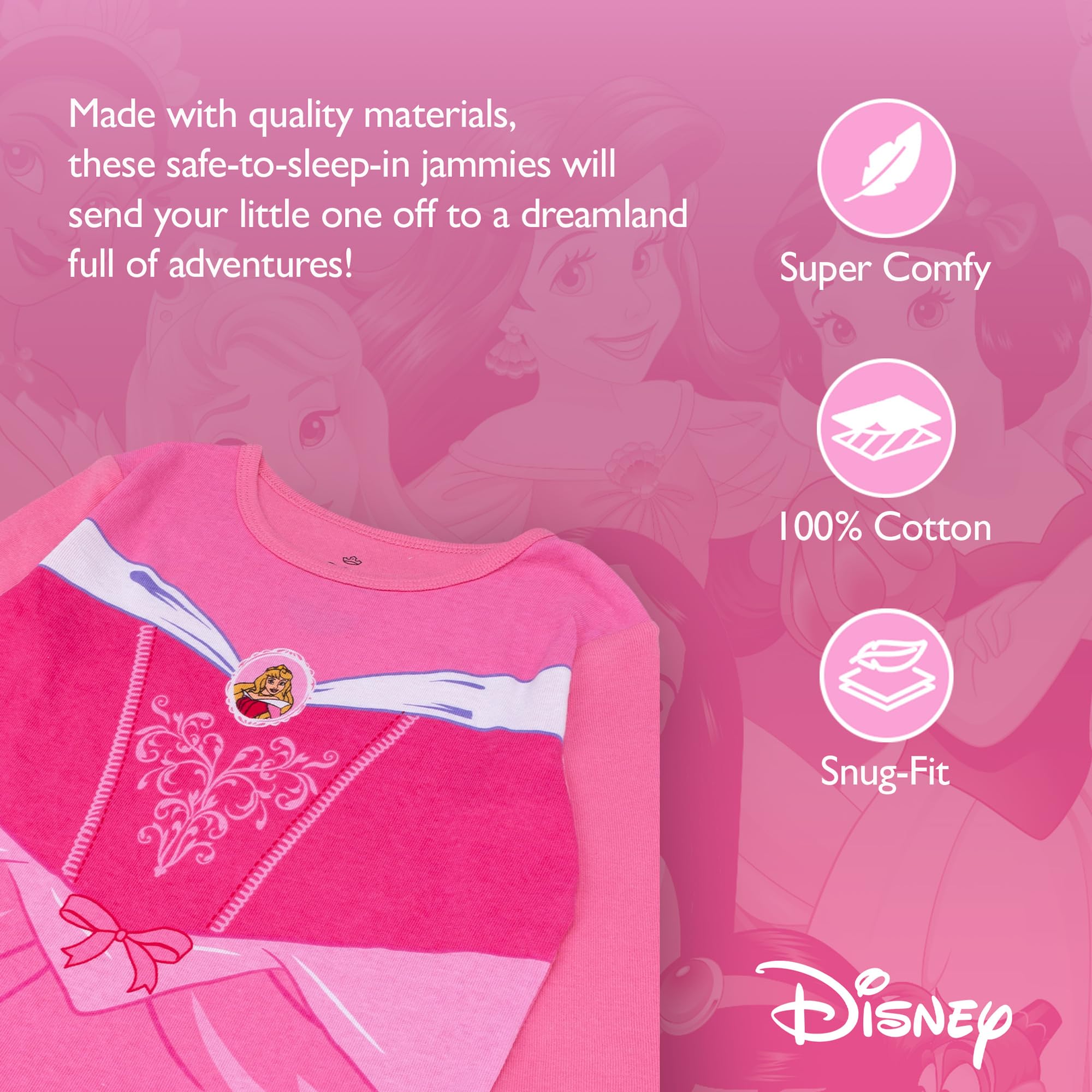 Disney Set di Pigiama Bambine e Ragazze
