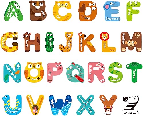 Pósteres del alfabeto, 26 letras del alfabeto, decoración de tablón de anuncios con película de PET, herramienta de aprendizaje de jardín de