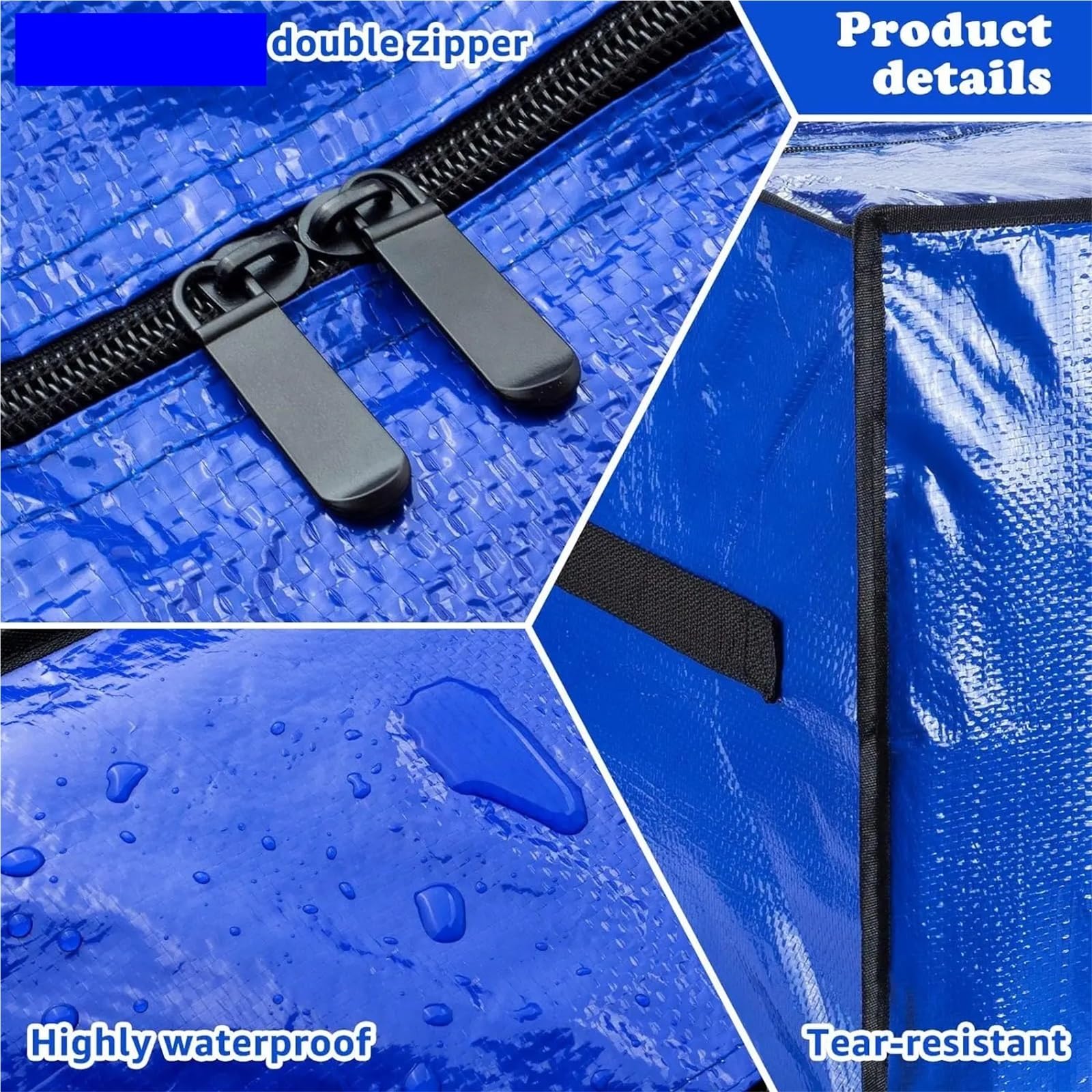 Tragbare Aufbewahrungstasche mit großer Kapazität, wasserdicht, staubdicht, feuchtigkeitsbeständig, Quilt-Kleiderschrank, Unterbett-Verpackungs-Organizer