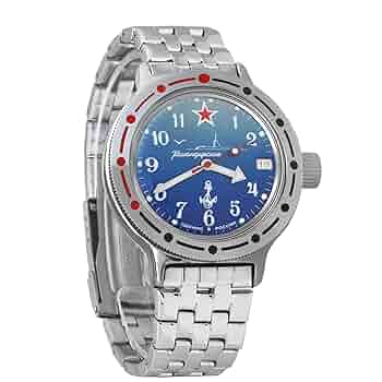 Amazon | VOSTOK Amphibian 420 自動巻き ロシア軍 腕時計