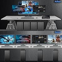 Vista 6 de USB 3.0 KVM Switch HDMI 4 Computer 1 Monitor 4K 60Hz SPDIF L/R Extractor- USB Switch for Keyboard Mouse Printer Mac Windows 4 Port HDMI Switch 4x1