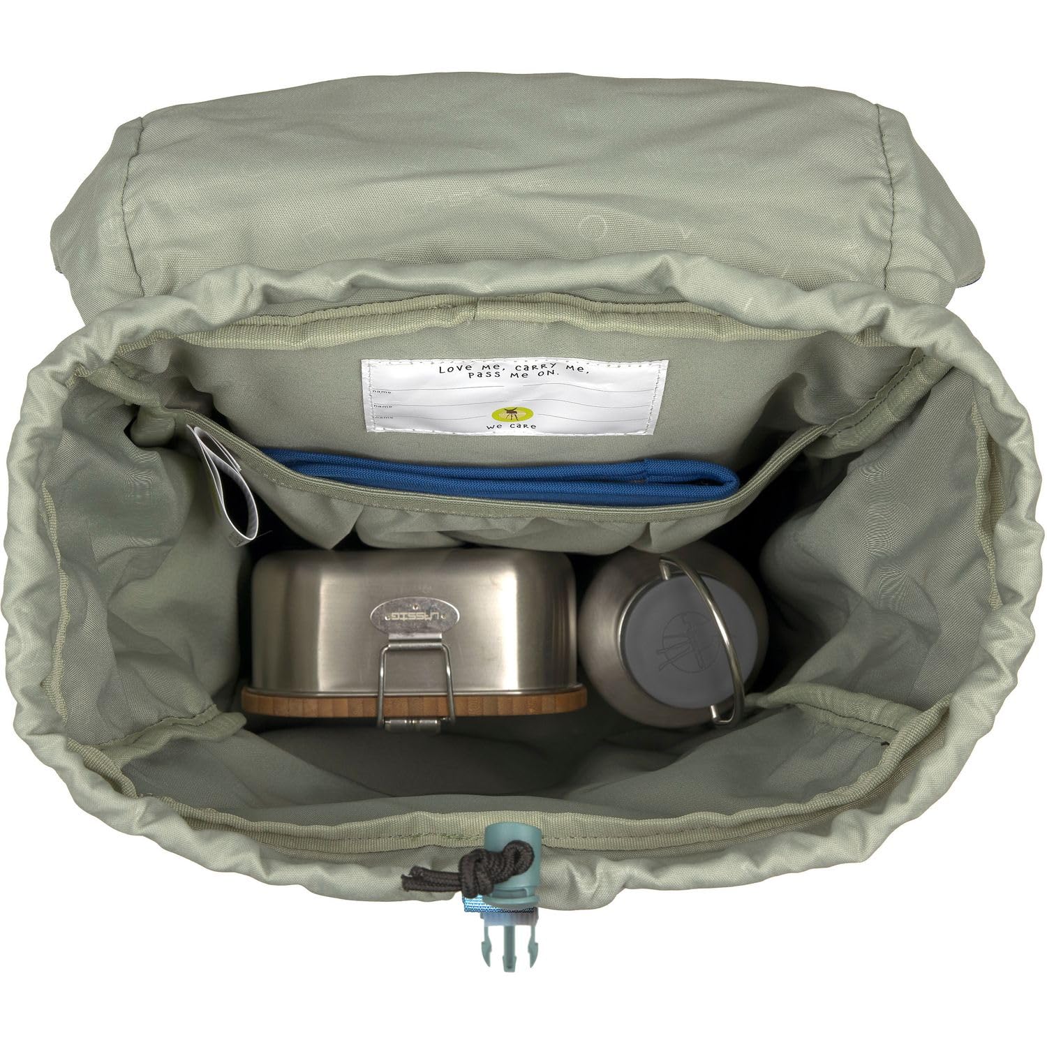 Lässig zaino Big Outdoor Backpack 14L Unique Blue/Green blu scuro