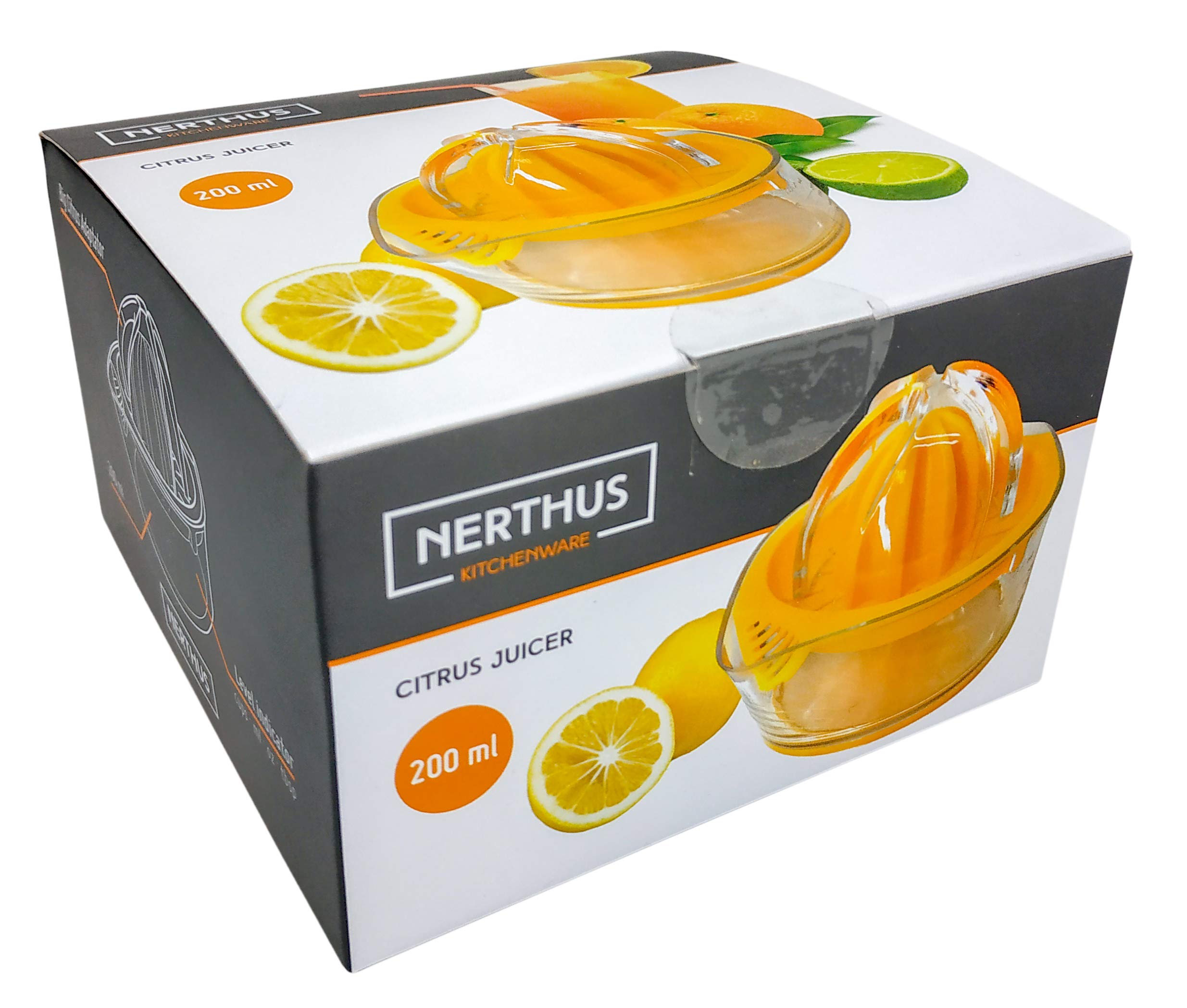 Nerthus FIH 452 Juicer. Easy to use, Transparent, Amber - Image 2