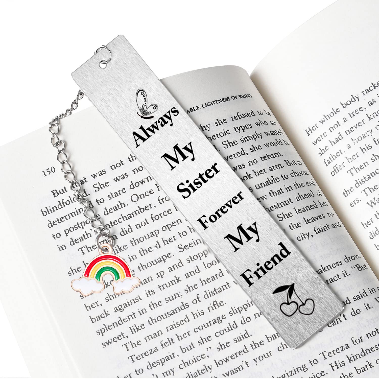 Segnalibro In Acciaio Per Amica Del Cuore Con Incisione 'Best Friend', Regalo Originale Per Lettrici E Book Lover