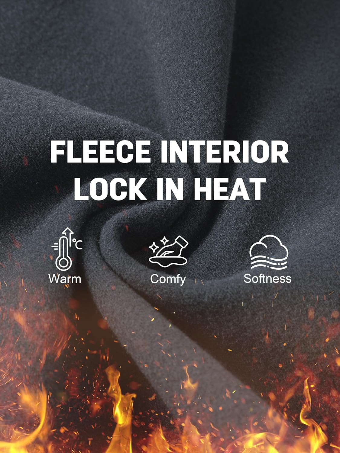 SEVEGO Women's 28"/31"/34"/36" Fleece Lined Yoga Leggings Thermal Winter High Waisted Workouts Pants with Pockets - Image 3