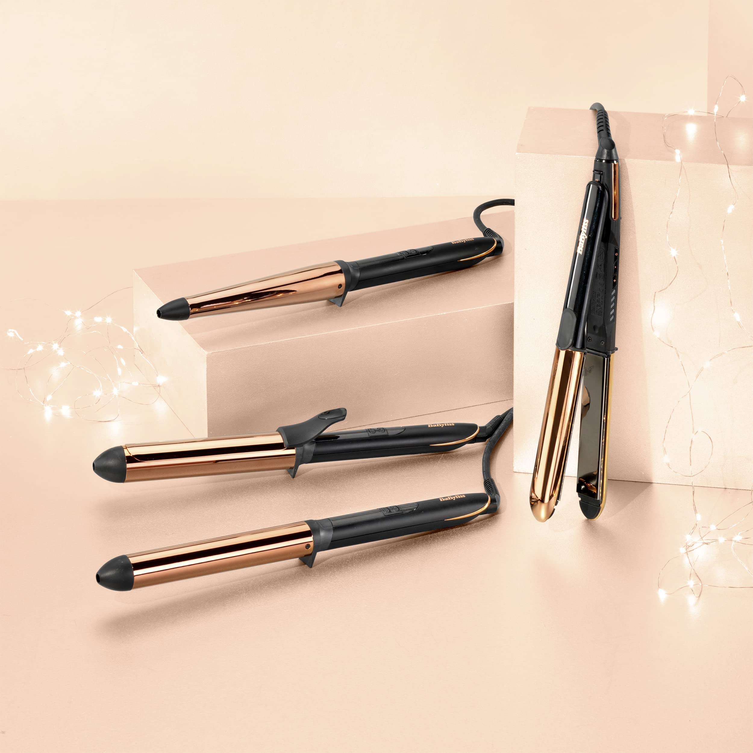 BaByliss - C458E - Boucleur Salon Brilliance Conical pour réaliser rapidement des boucles naturelles