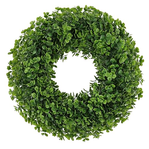 U'Artlines 24" Front Door Wreaths, Artificial Summer Greenery Weath, Hanging