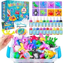 JOPSHEEN Magic Water Elf Toy Kit for Kids - 20 Colors Aqua Fairy Water Pets - DIY Squishy Maker Water Gel Craft Birthday Gift for Boys and Girls