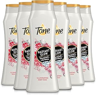 Tone Body Wash, Radiant Glow, 16 fl oz (Pack of 6)