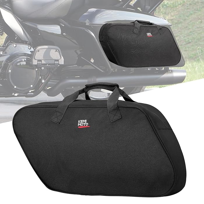Buy Kemimoto Motorcycle Saddlebag Liner Bag, Hard Saddle Bag Insert ...