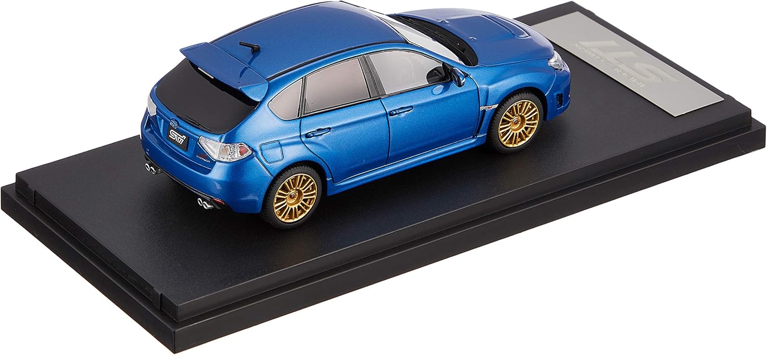 MARK43 1/43 スバル インプレッサ WRX STI (GRB) 純正オプション搭載車 WR ブルーマイカ 完成品