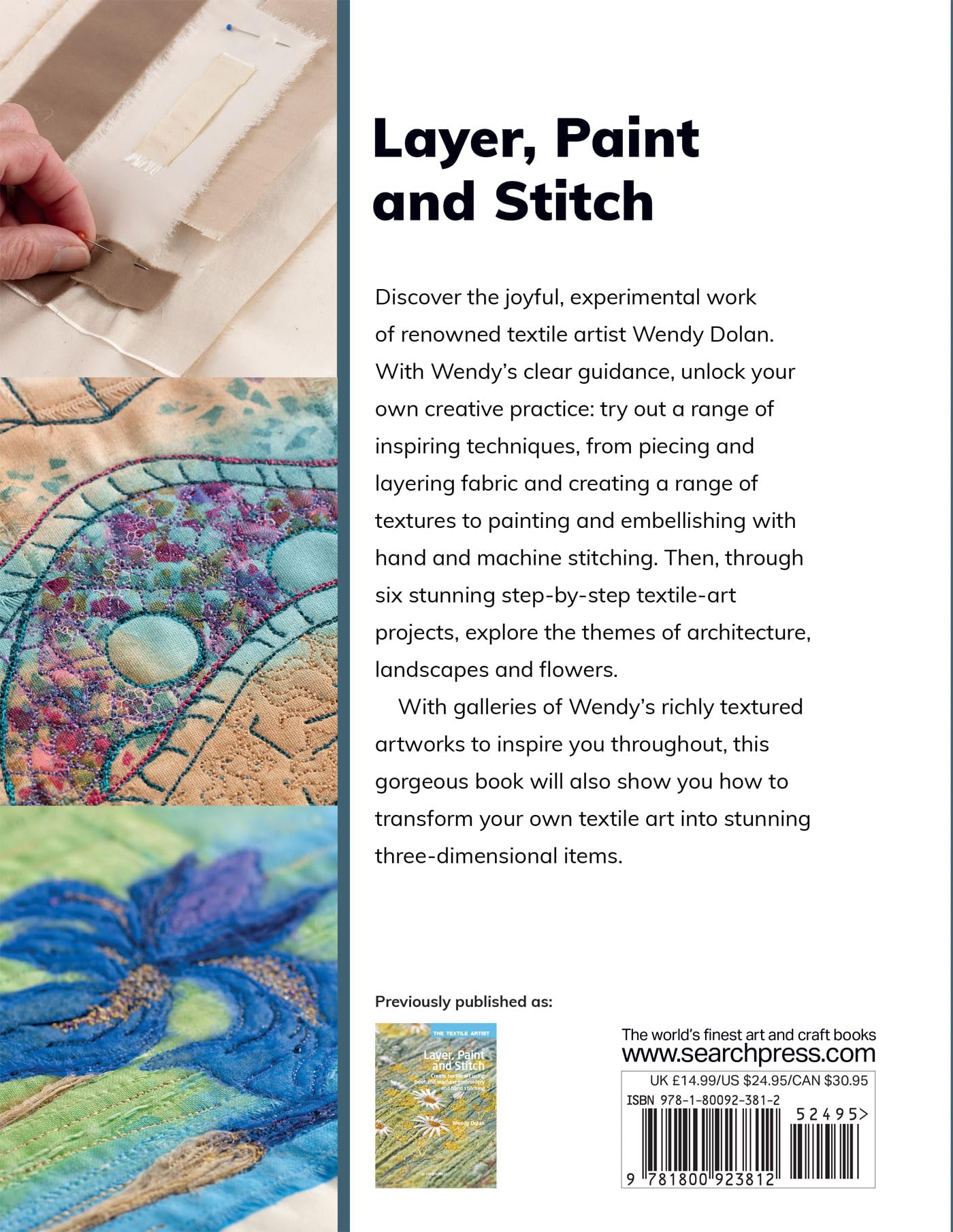 Layer, Paint and Stitch: Create Textile Art with Machine and Hand Stitching