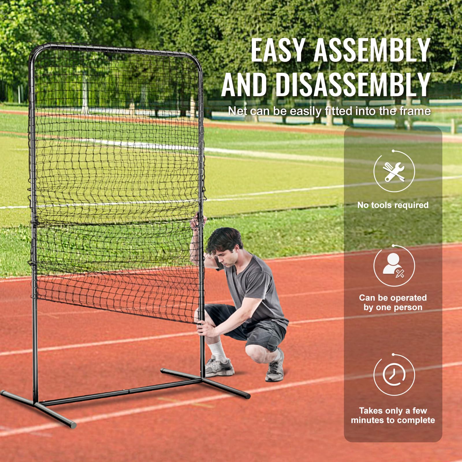 VEVOR Screen Baseball Cage de frappeur