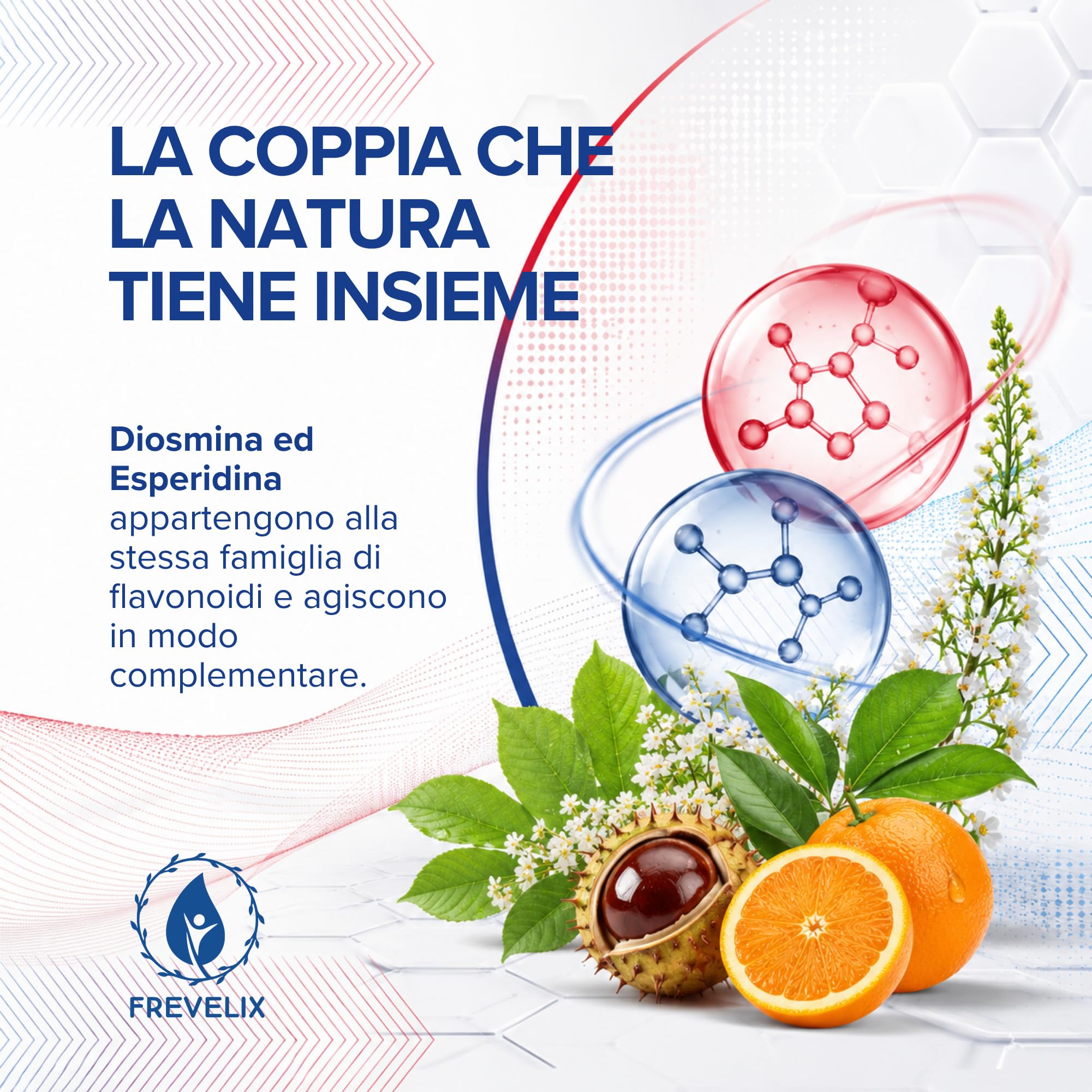 Diosmina Esperidina Alto Dosaggio 1200mg 180 Capsule - Per Funzionalità del Microcircolo con Centella Asiatica, Ippocastano, Rusco e Bromelina