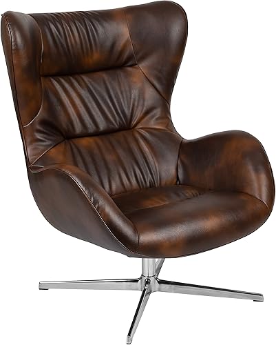 Miniatura 22 de Flash Furniture Silla de recepción lateral de tela naranja serie Egg Naranja (Orange Fabric),Tela Aqua,negro, cuero, (Black LeatherSoft),Gris