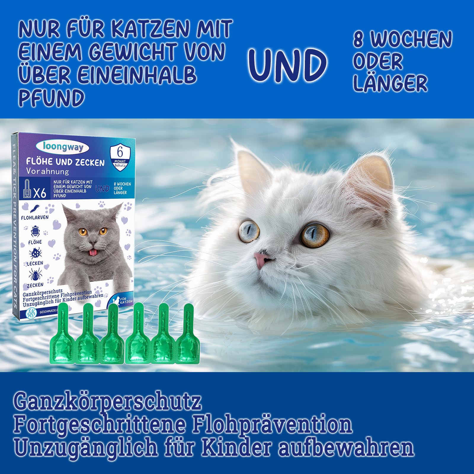 Natürliche Tropfen für Katzen – Sanfter Schutz für Jungtiere & Erwachsene