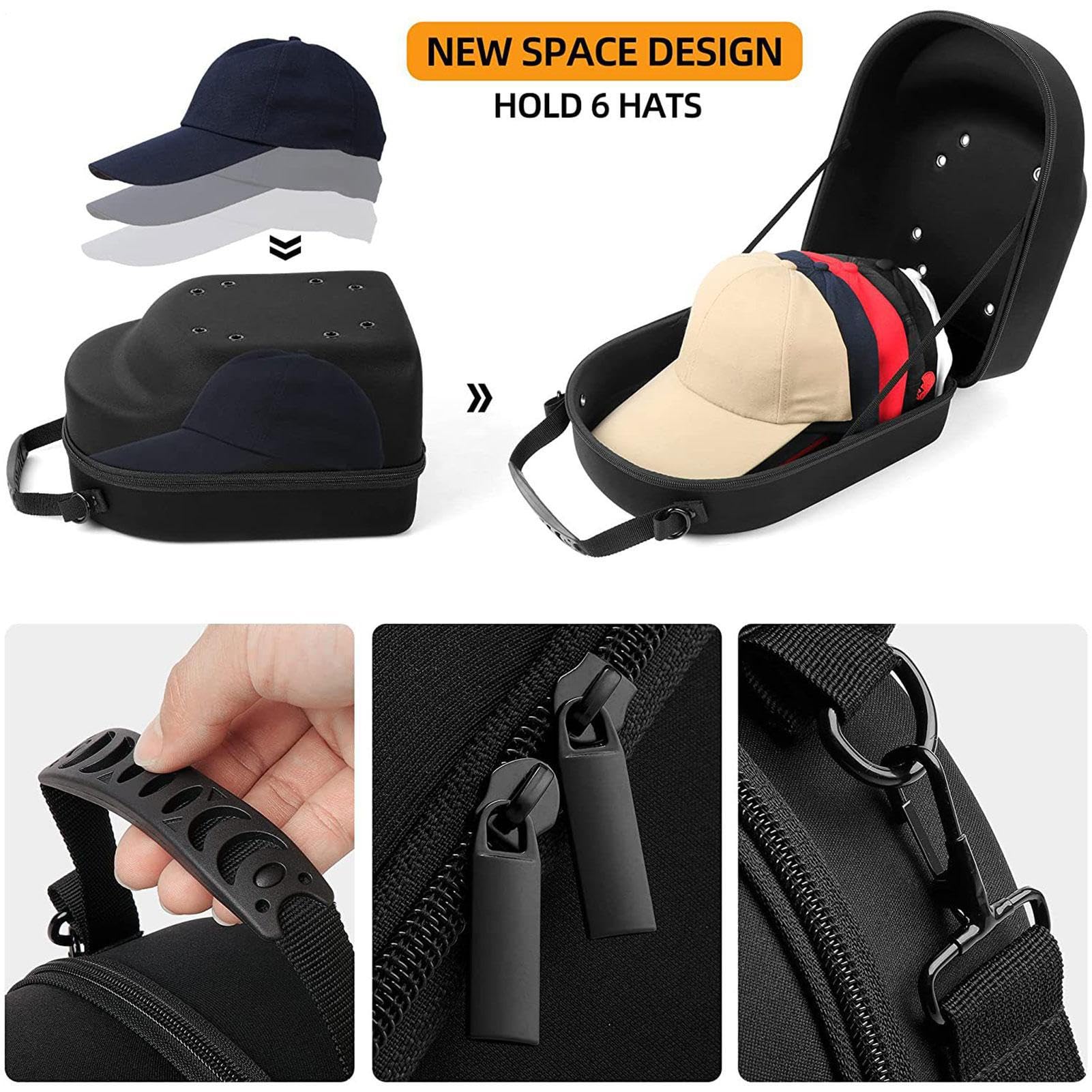 con tapa de viaje genérica (6-8 ) - de seguridad EVA dura | impermeable a prueba de presión | Bolsa protectora Presentación con asa, Ligero Transportable Casa Mover, pequeño, Se référer