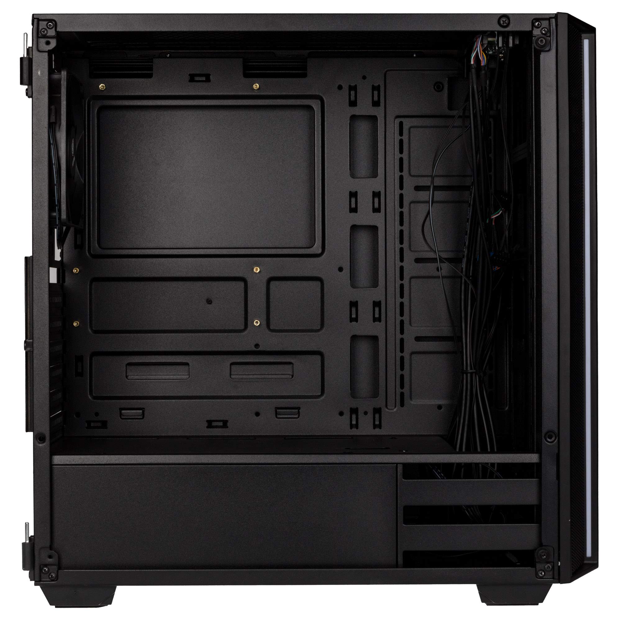 Kolink Caja Media Torre E-ATX Ethereal RGB con Panel acristalado, Negro