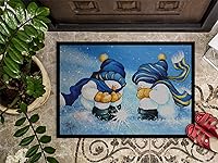 Vista 180 de Caroline's Treasures PJC1117JMAT - Felpudo para puerta delantera de 24 x 36 pulgadas, tapete antideslizante lavable de pelo bajo, 24 x 36 pulgadas